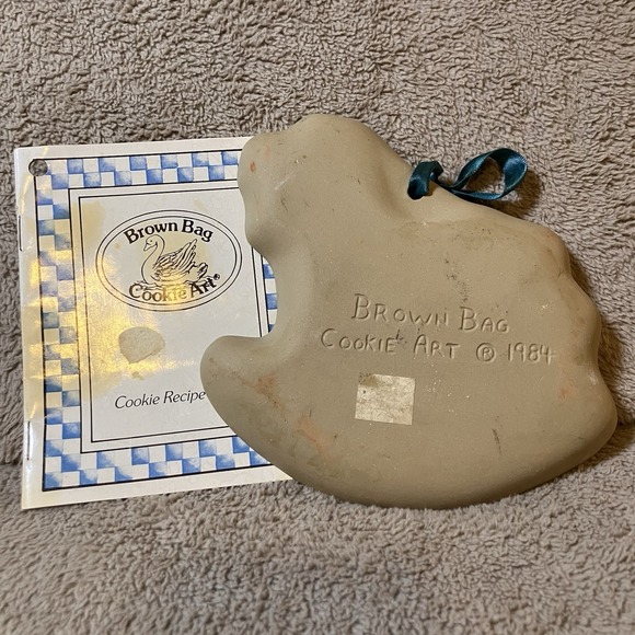 VINTAGE BROWN BAG COOKIE ART 1984 ROCKING HORSE CHRISTMAS COOKIE MOLD 6.5" Tall - Picture 2 of 6